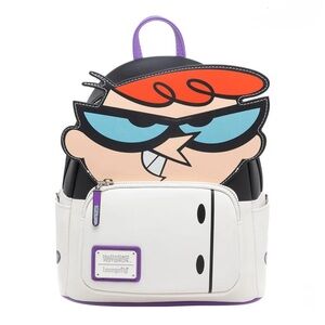 Loungefly Cartoon Network Dexter Glow in the Dark Cosplay Mini Backpack